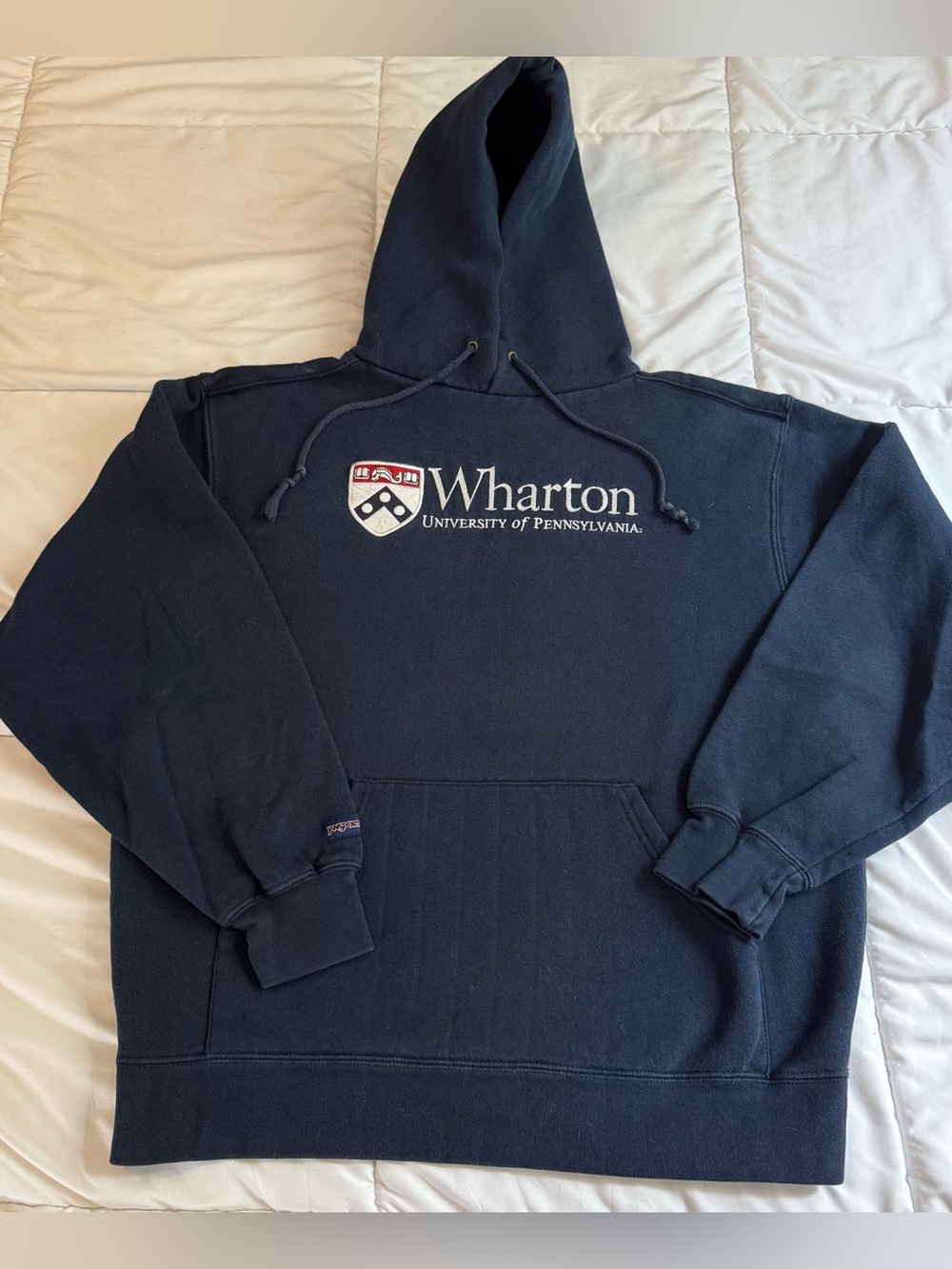 Navy blue vintage Wharton University of Pennsylvania Hoodie